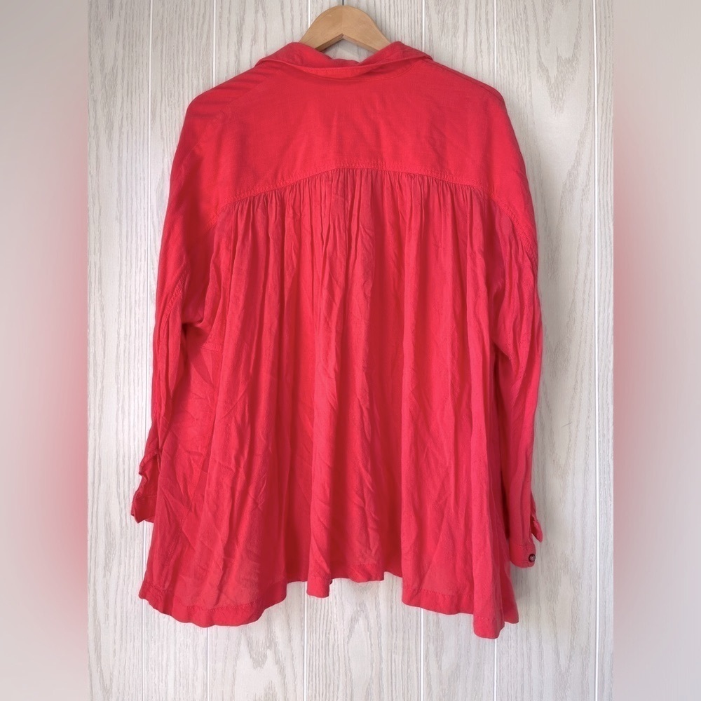Free People Size XS Lovely Day Long Sleeve Shirt EUC - Picture 5 of 6